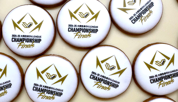 SV LEAGUE｜アイシングクッキー・プチギフト｜オーダーメイド・特注スイーツ制作事例