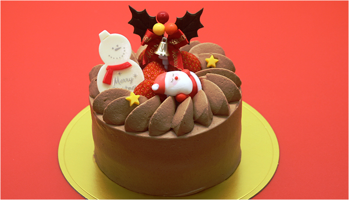 いちごのチョコレートショートケーキ、クリスマス
